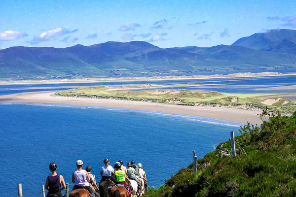 Rossbeigh beach and Dingle bay on horseback