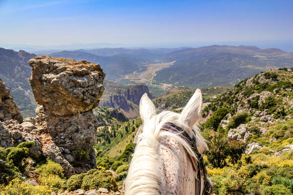 The Cretan valleys as seen from horseback