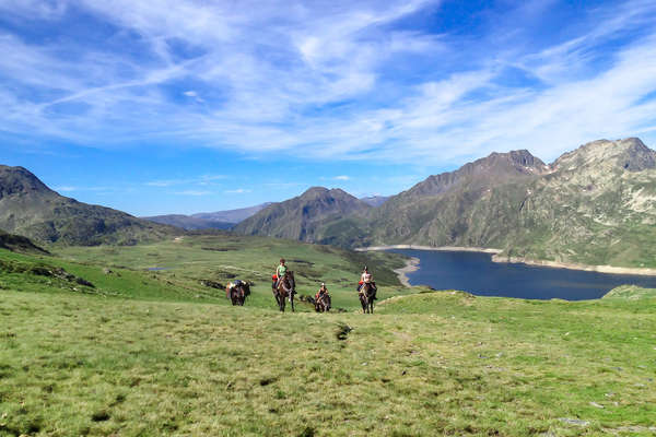 Trail riding holiday in France