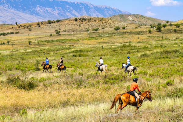 Trail riding in Southern Albania