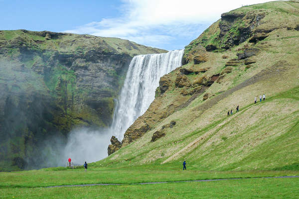 Waterfall in Iceland